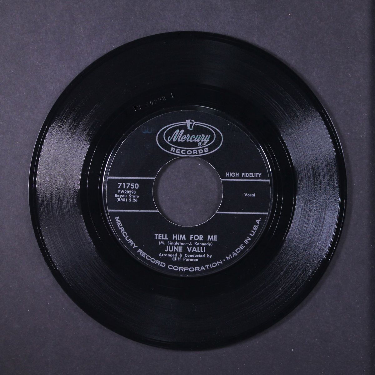 guess things happen that way / tell him for me by JUNE VALLI