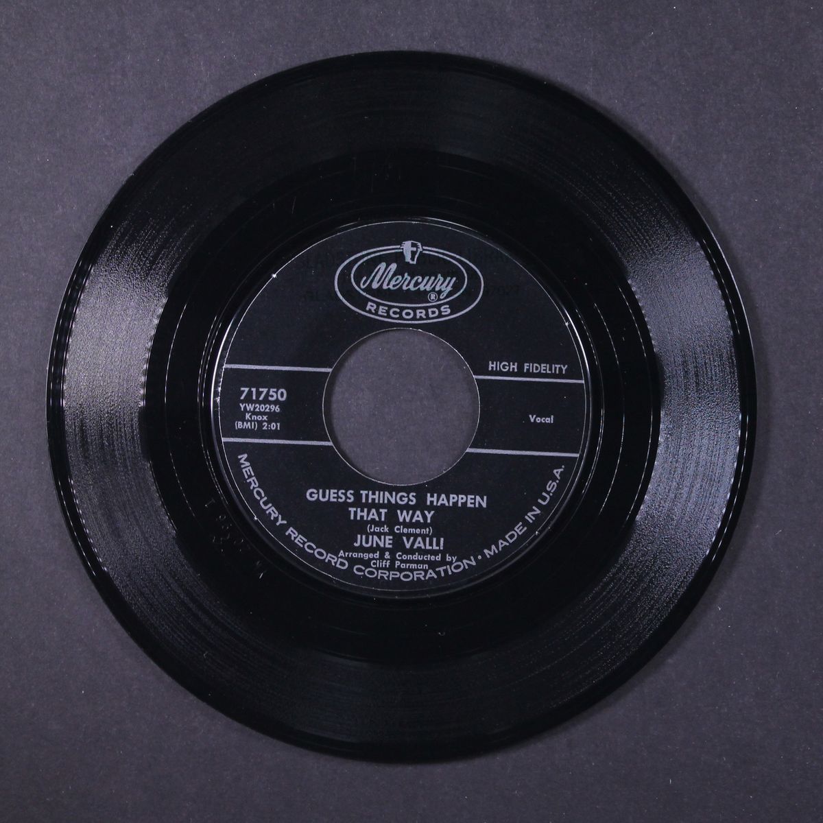 guess things happen that way / tell him for me by JUNE VALLI