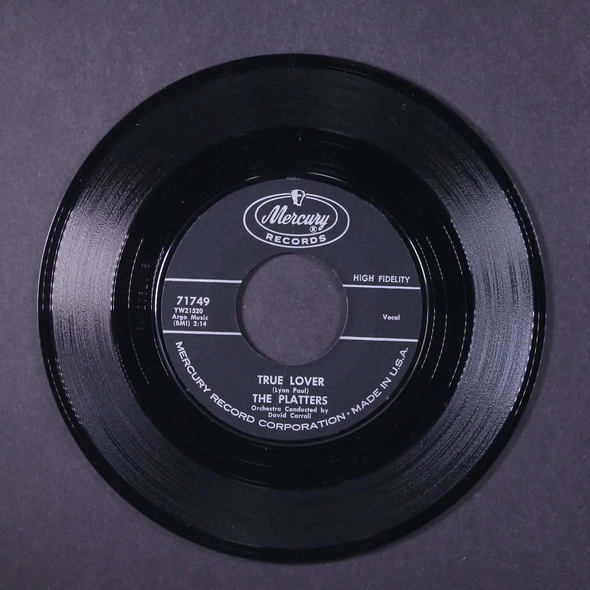 if i didn't care / true lover by PLATTERS