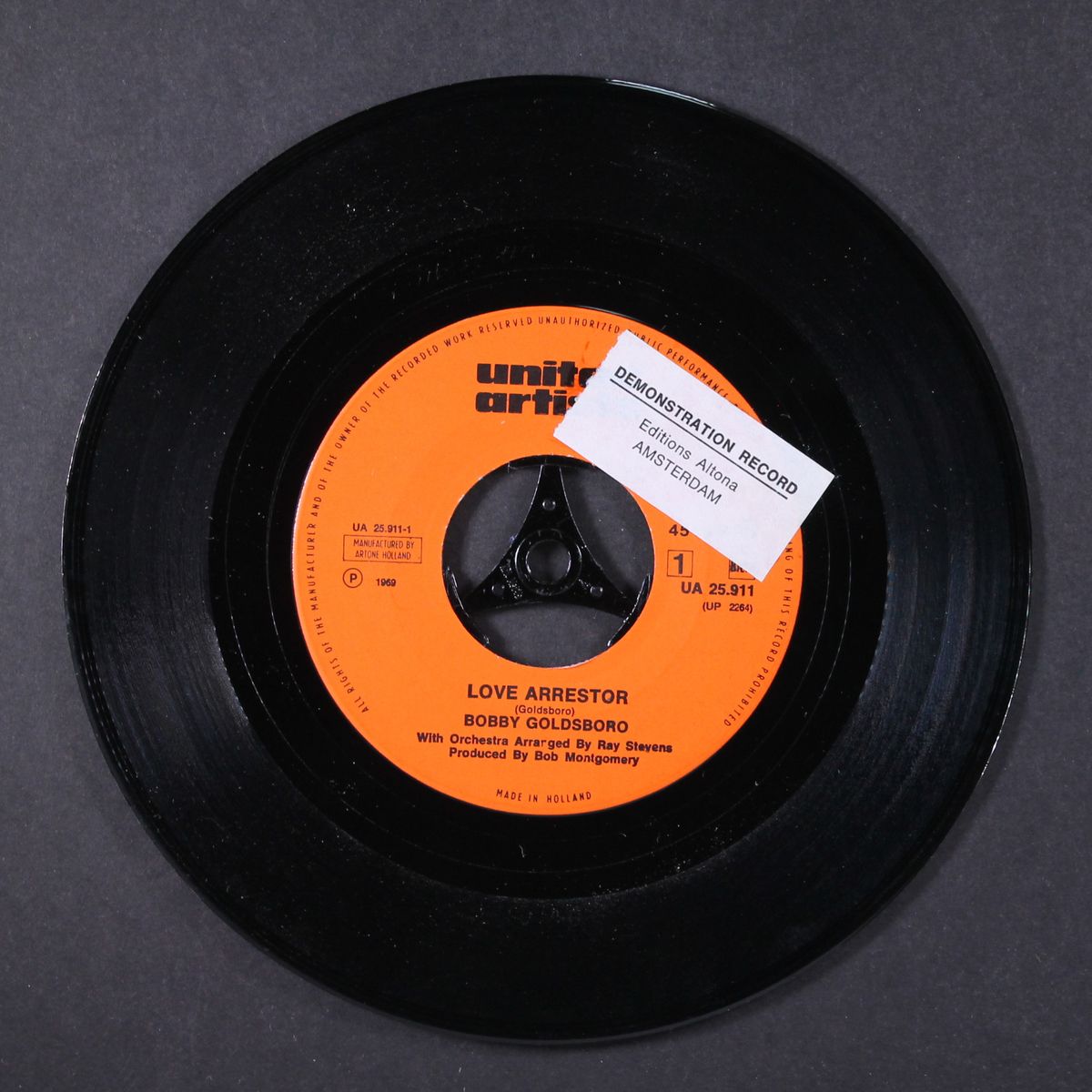 love arrestor / dissatisfied man by BOBBY GOLDSBORO