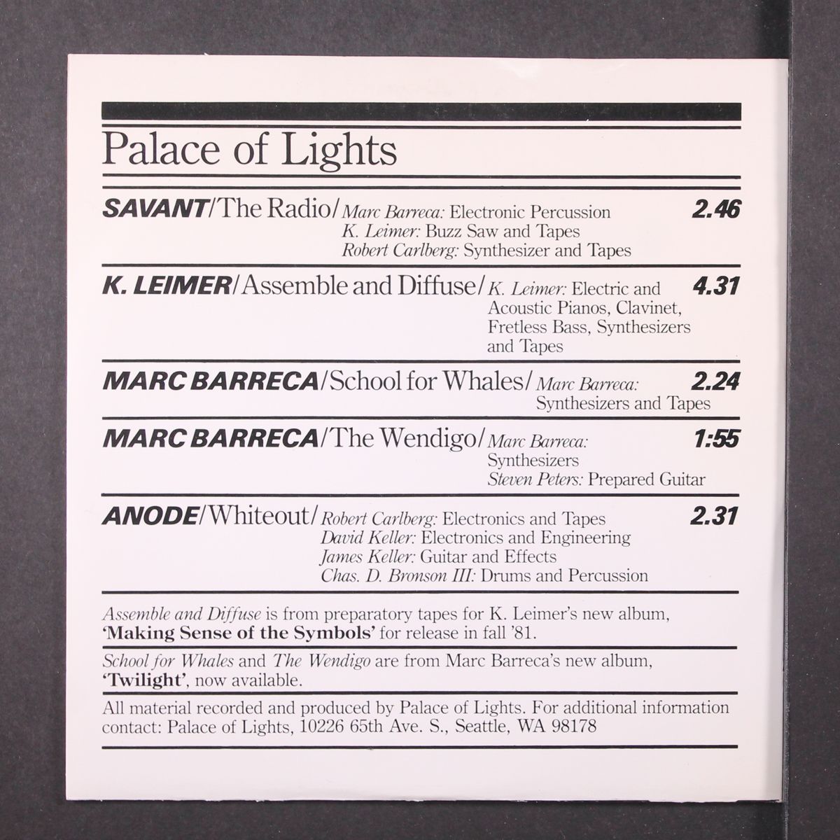 palace of lights by VARIOUS