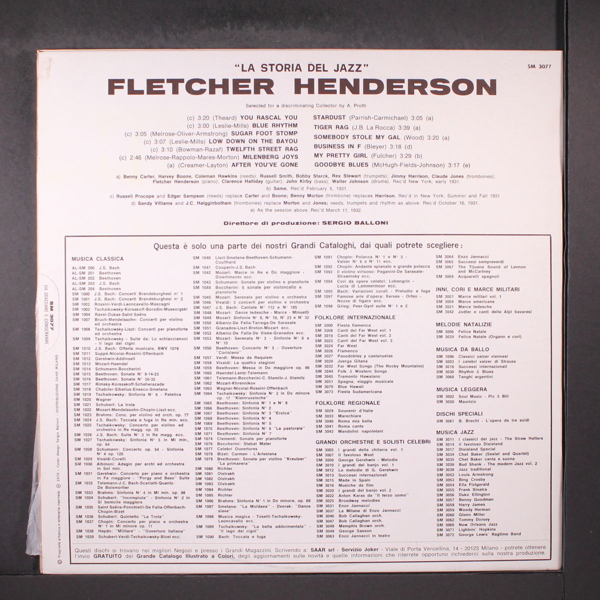 and his connie's inn orchestra by FLETCHER HENDERSON