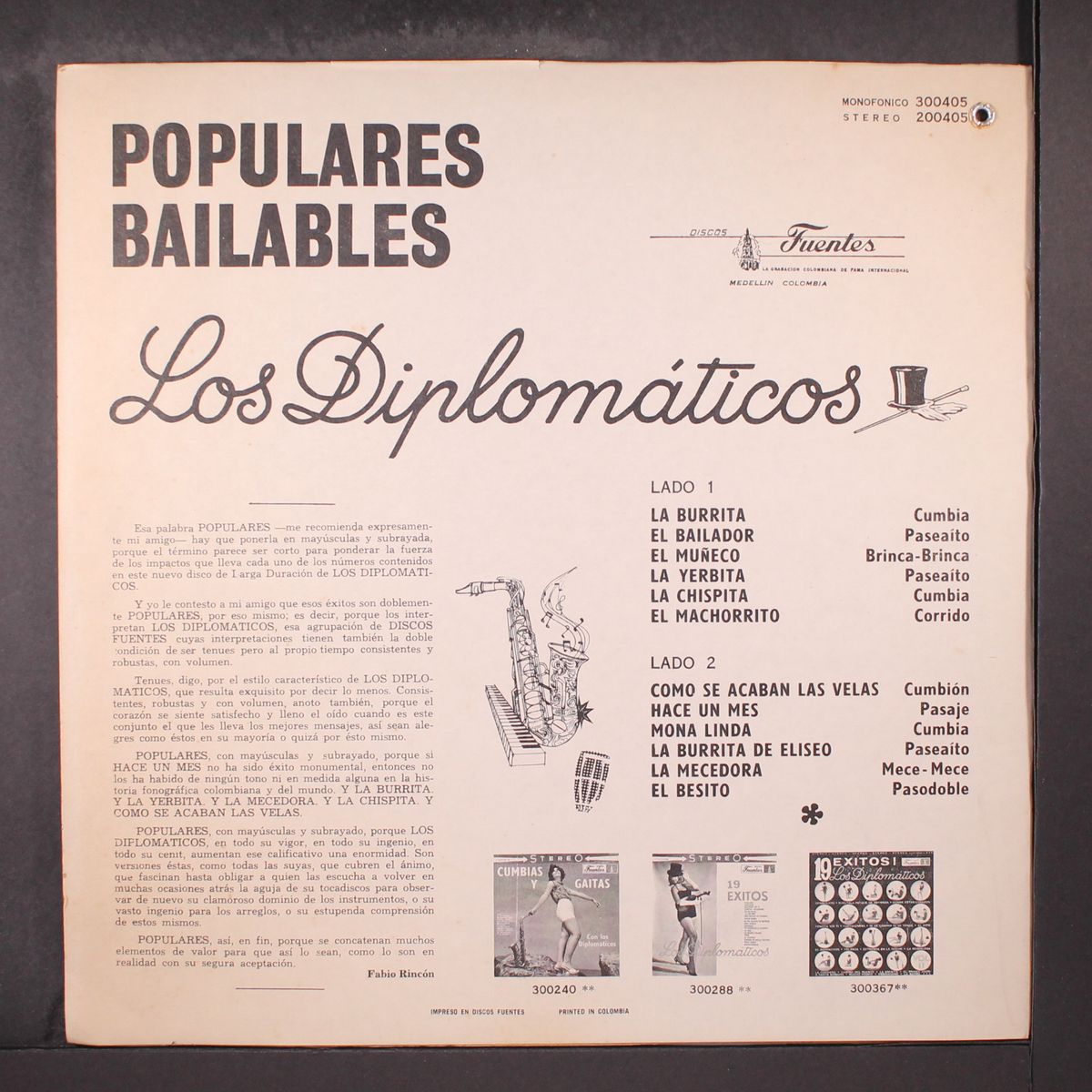 populares bailables by LOS DIPLOMATICOS