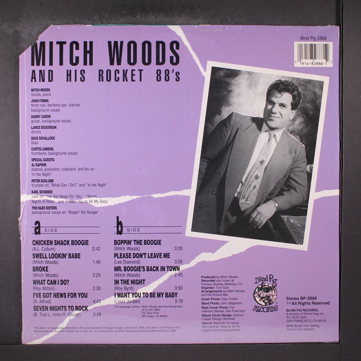 mr. boogie's back in town by MITCH WOODS & ROCKET 88'S