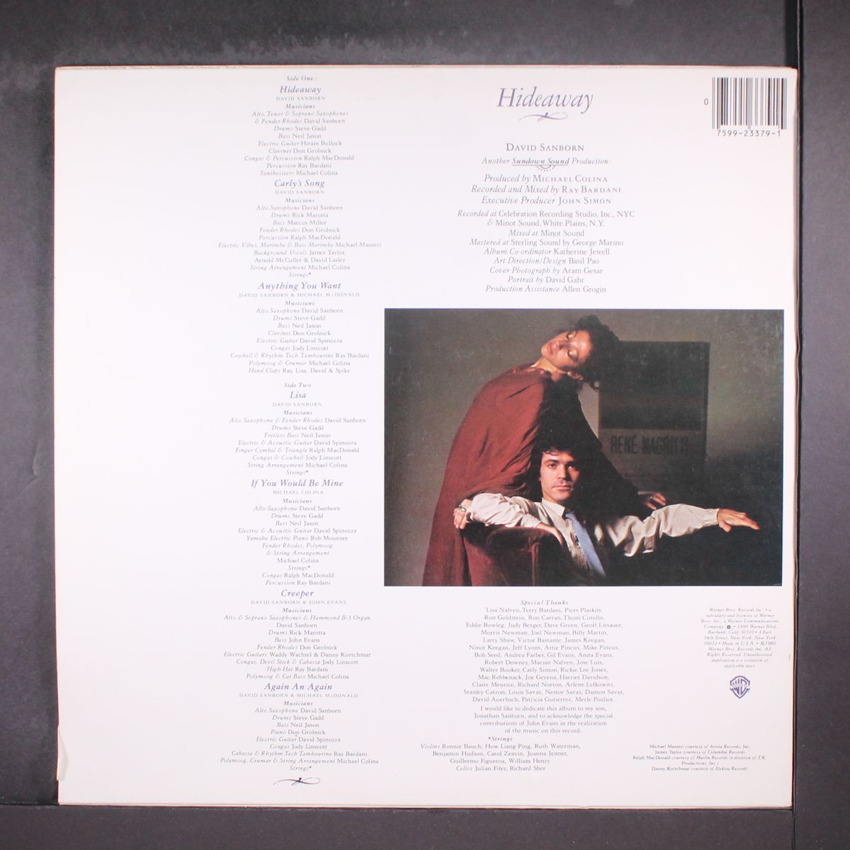 hideaway by DAVID SANBORN