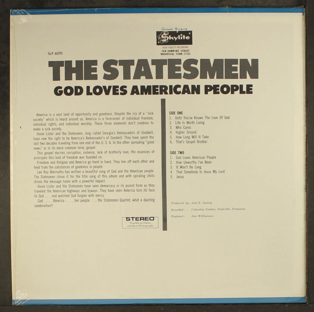 god loves american people by HOVIE LISTER & STATESMEN