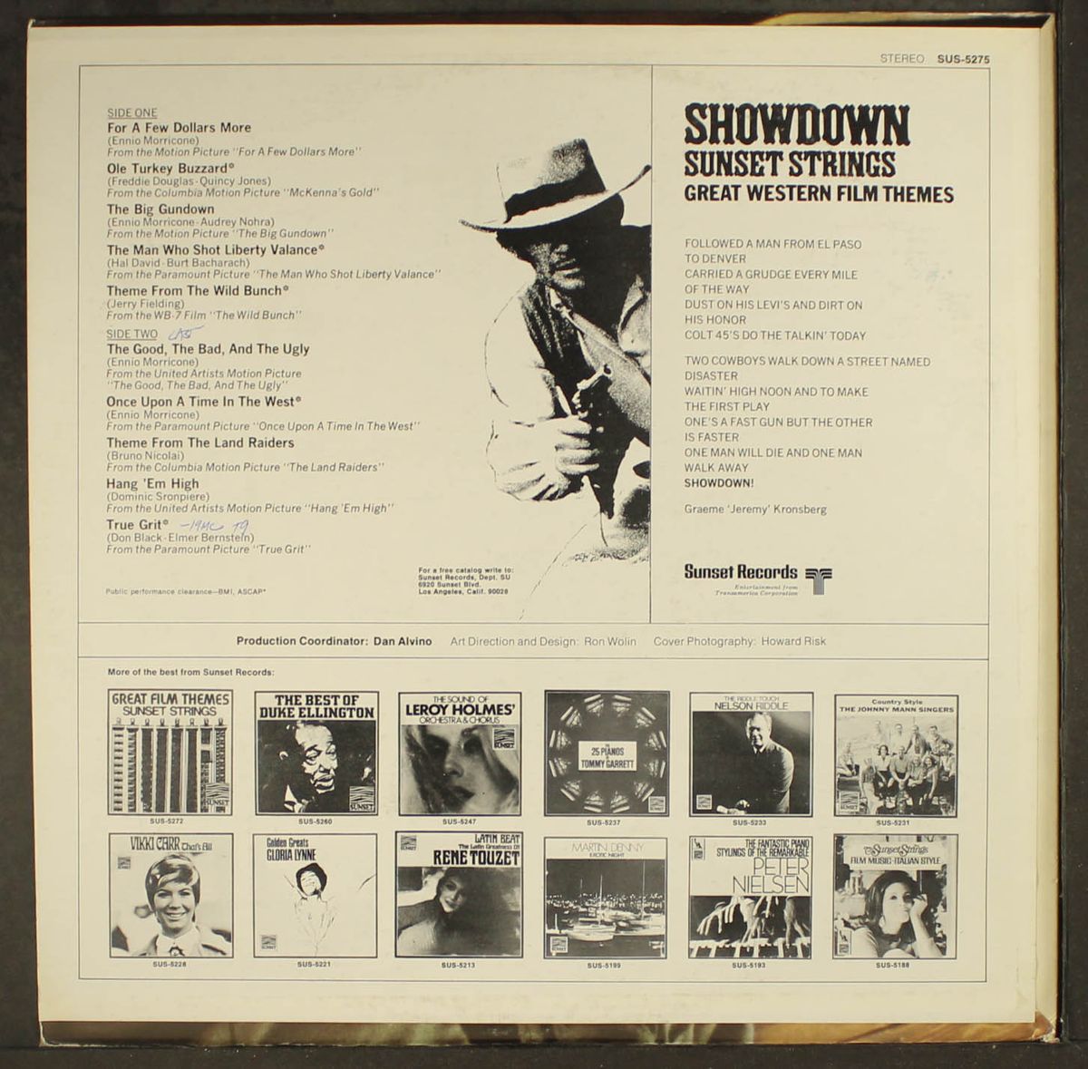 showdown, great western film themes by SUNSET STRINGS