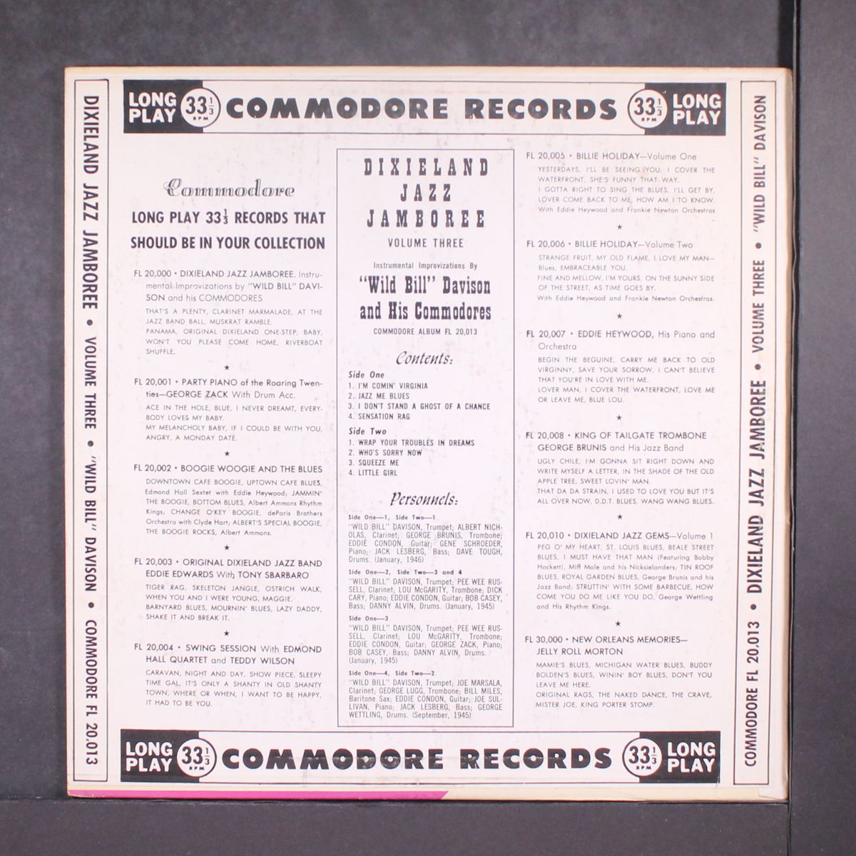 dixieland jazz jamboree, vol. 3 by WILD BILL DAVISON