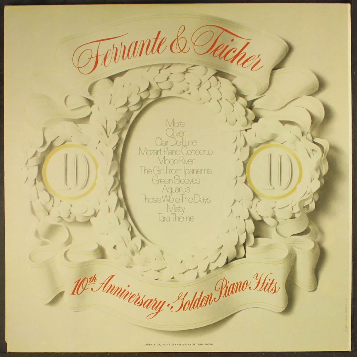 10th anniversary golden piano hits by FERRANTE & TEICHER