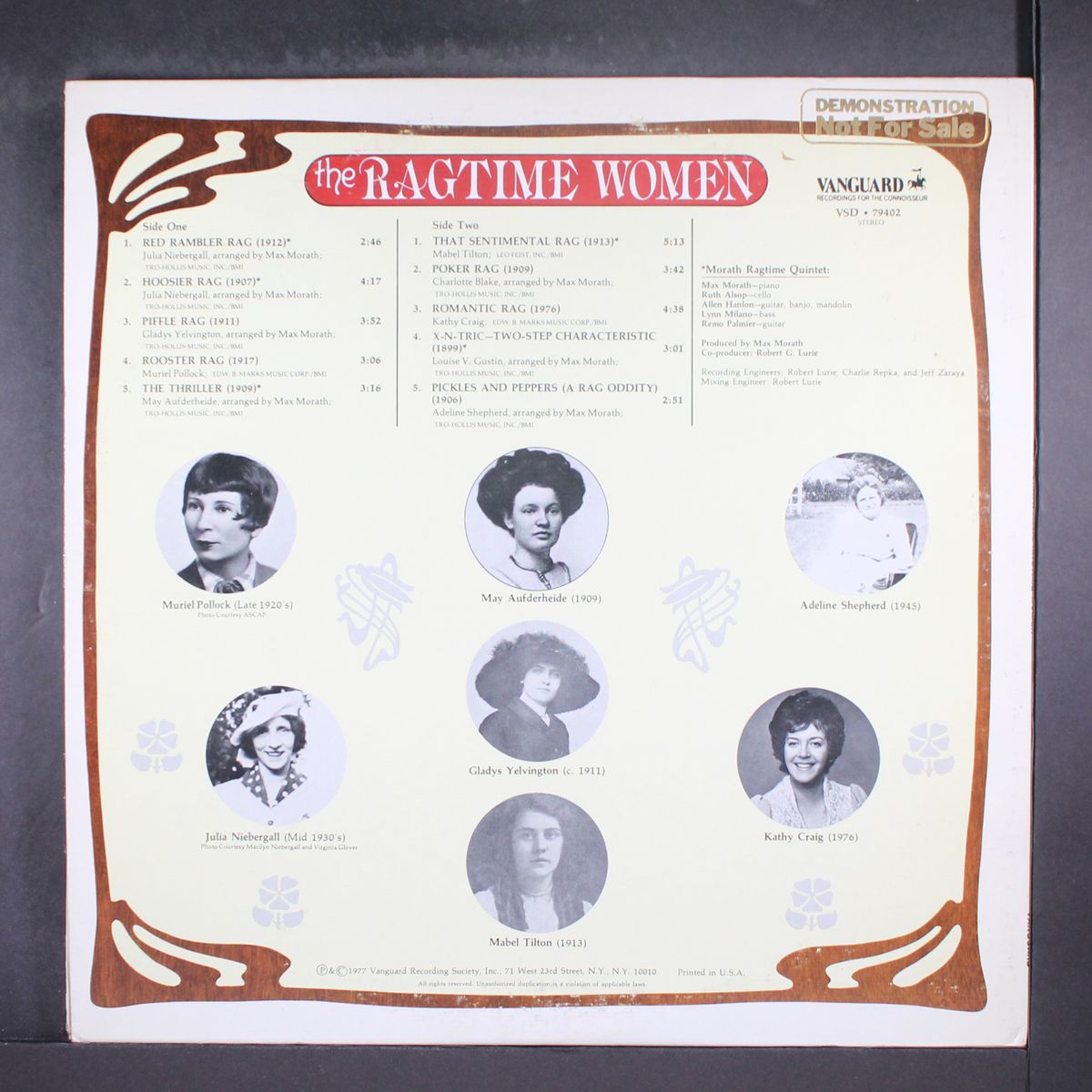 the ragtime women by MAX MORATH