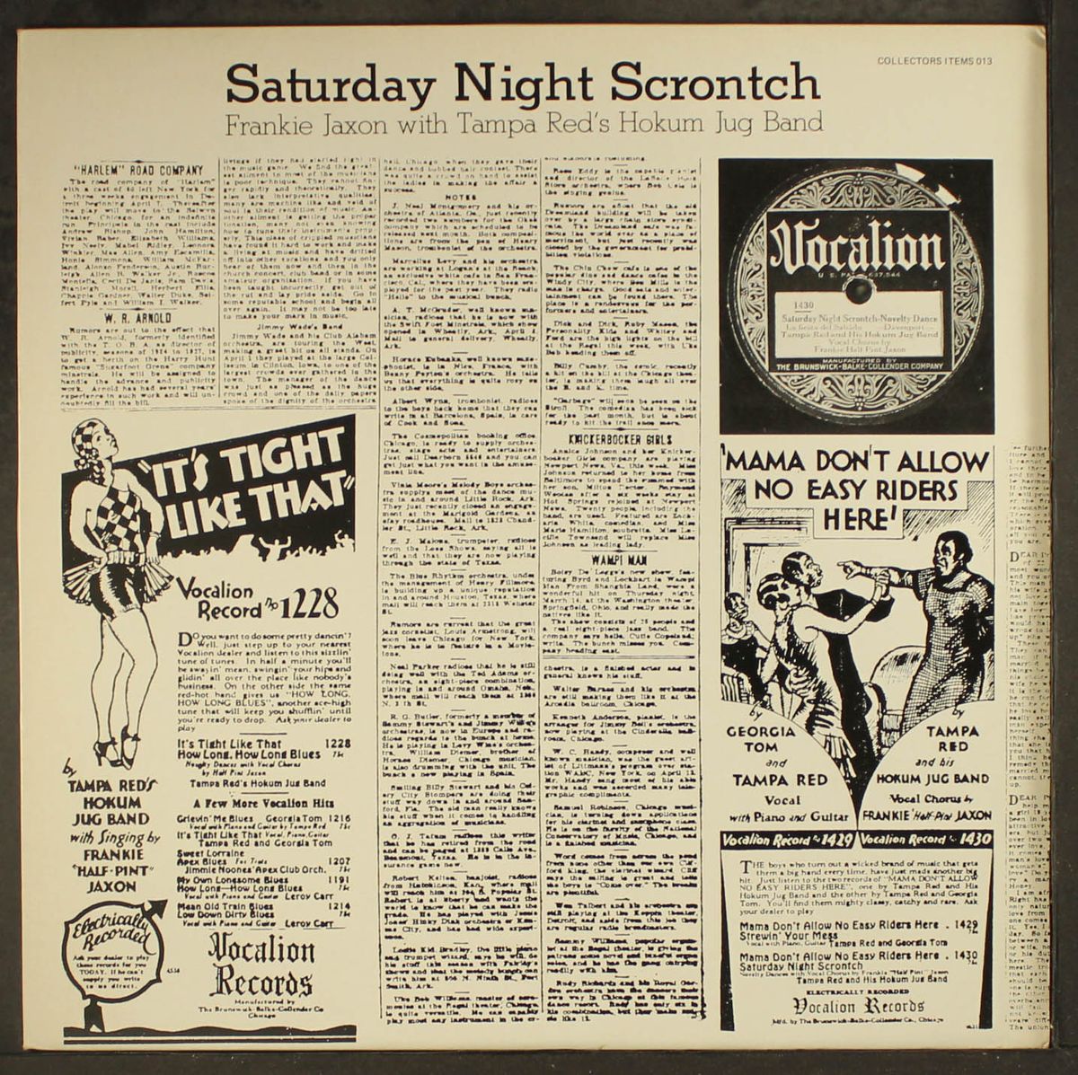 saturday night scrontch by FRANKIE 'HALF-PINT' JAXON