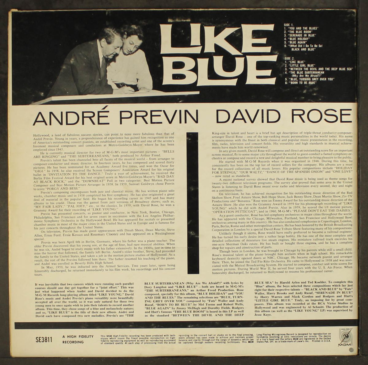 like blue by ANDRE PREVIN & DAVID ROSE
