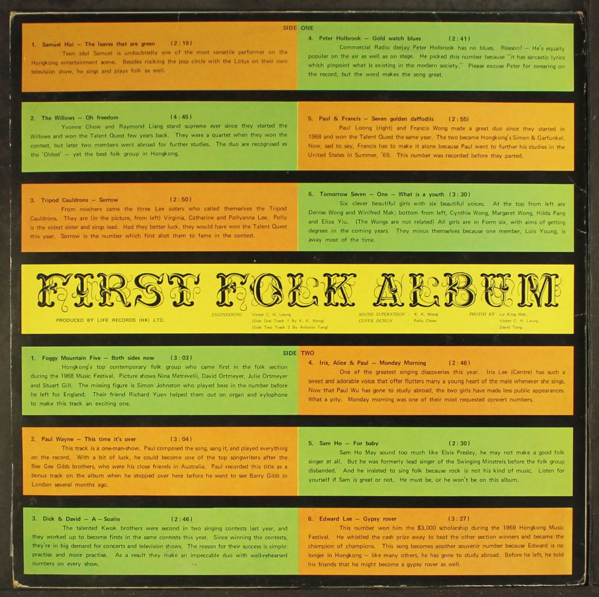 first folk album by VARIOUS