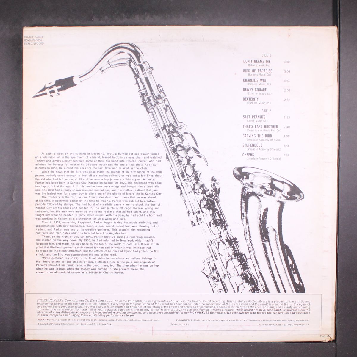 yardbird by CHARLIE PARKER