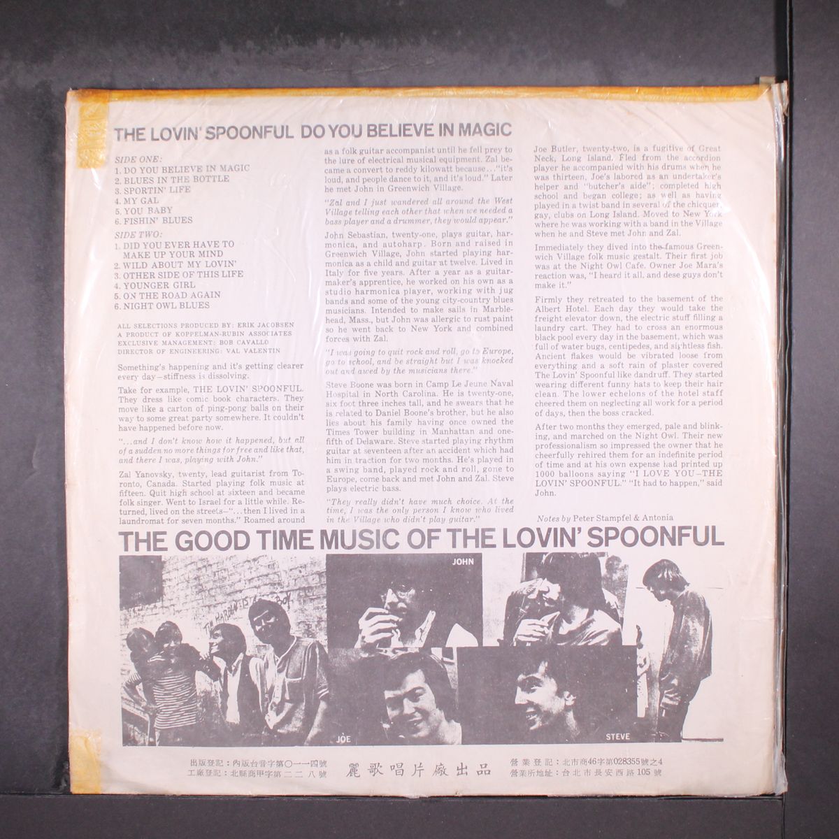 do you believe in magic by LOVIN' SPOONFUL