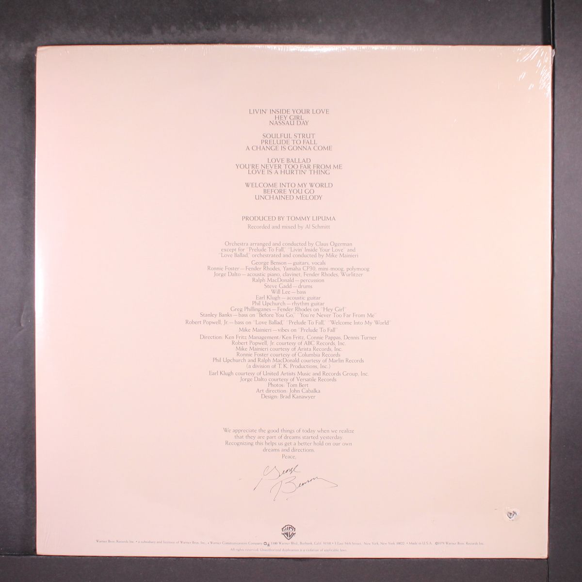 livin inside your love by GEORGE BENSON