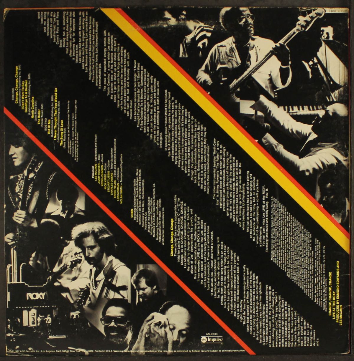 change, change, change by LES MCCANN