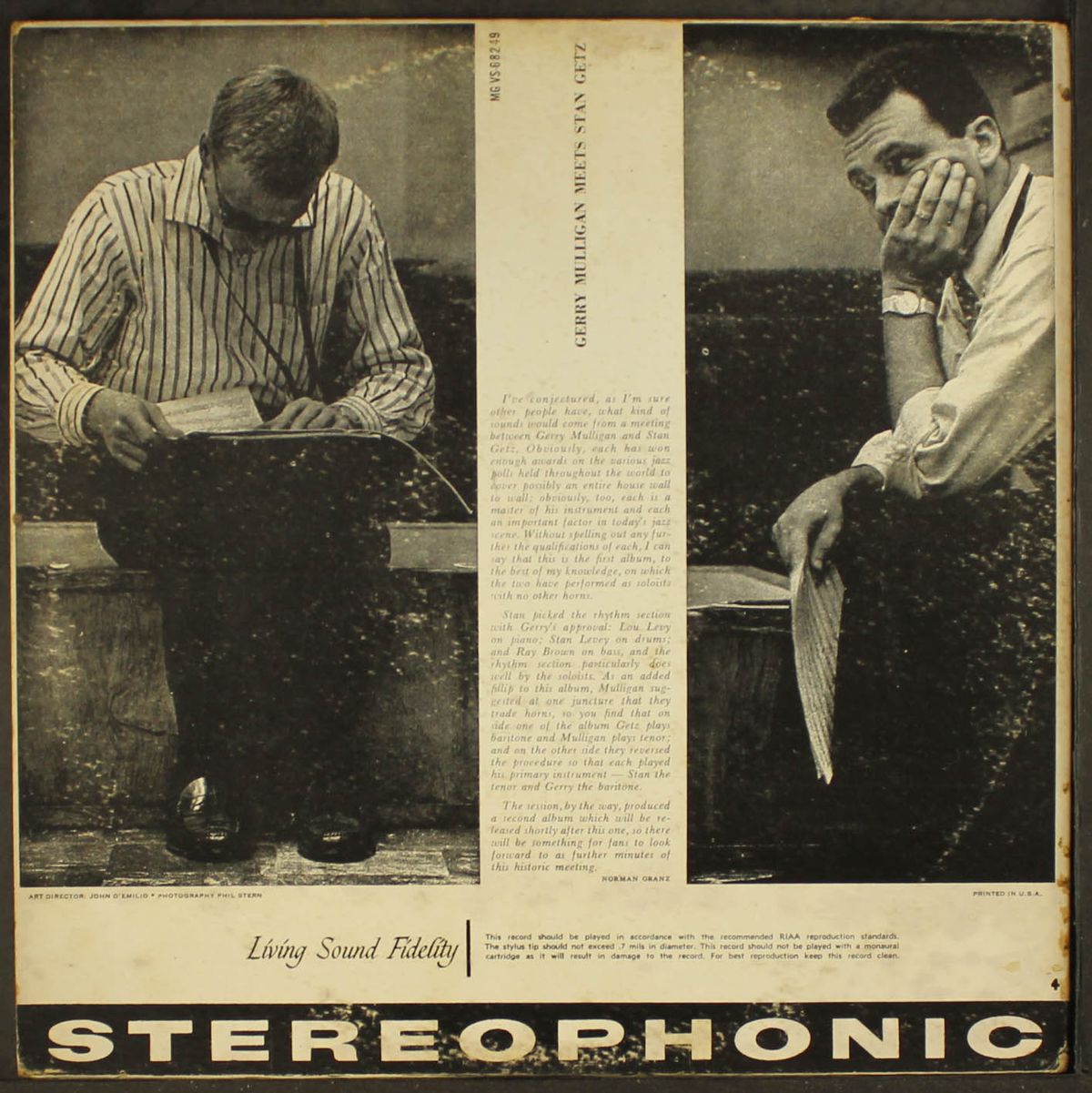 meets stan getz by GERRY MULLIGAN