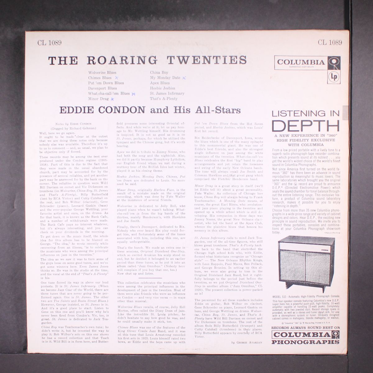 the roaring twenties by EDDIE CONDON