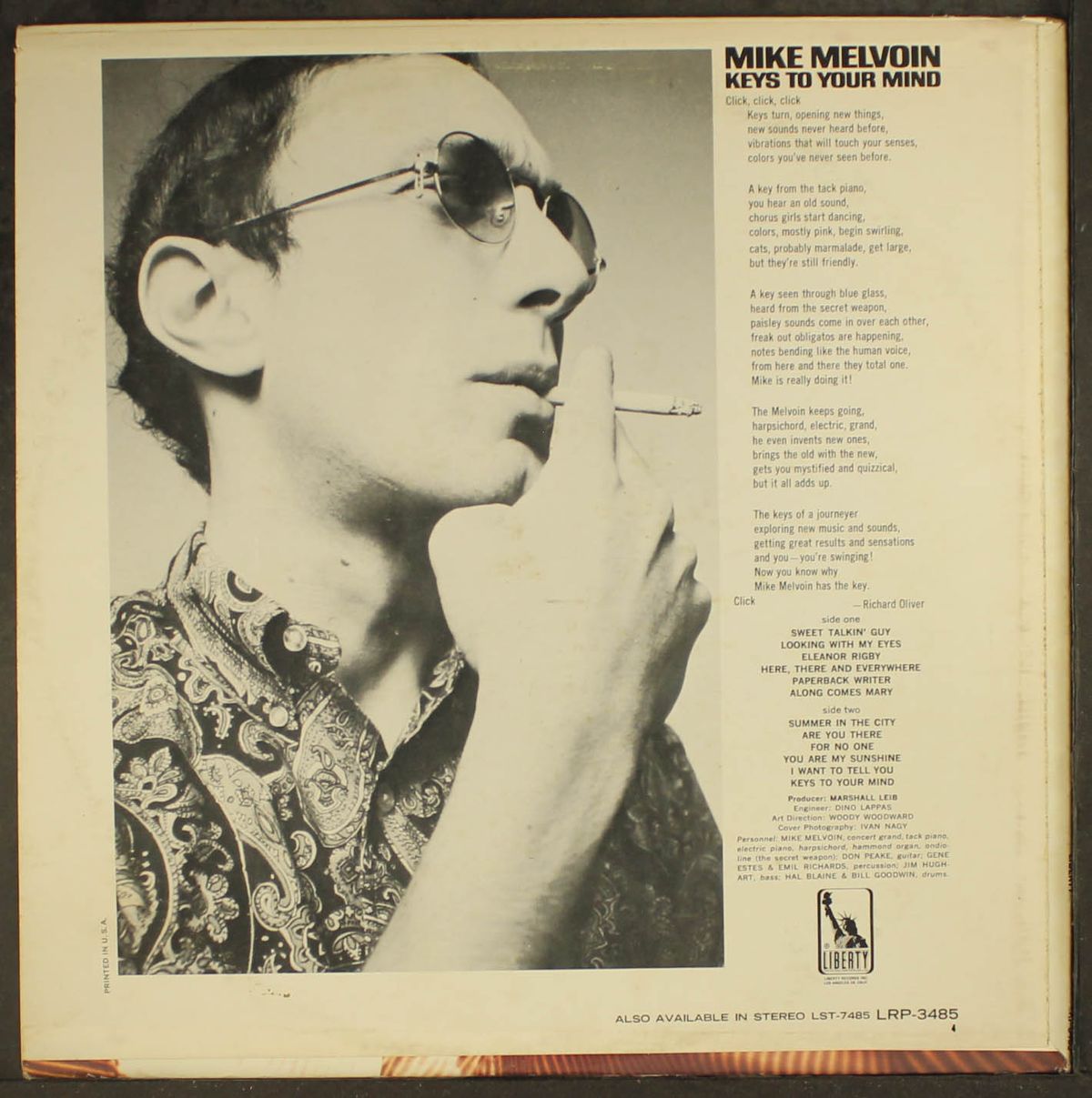 keys to your mind by MIKE MELVOIN