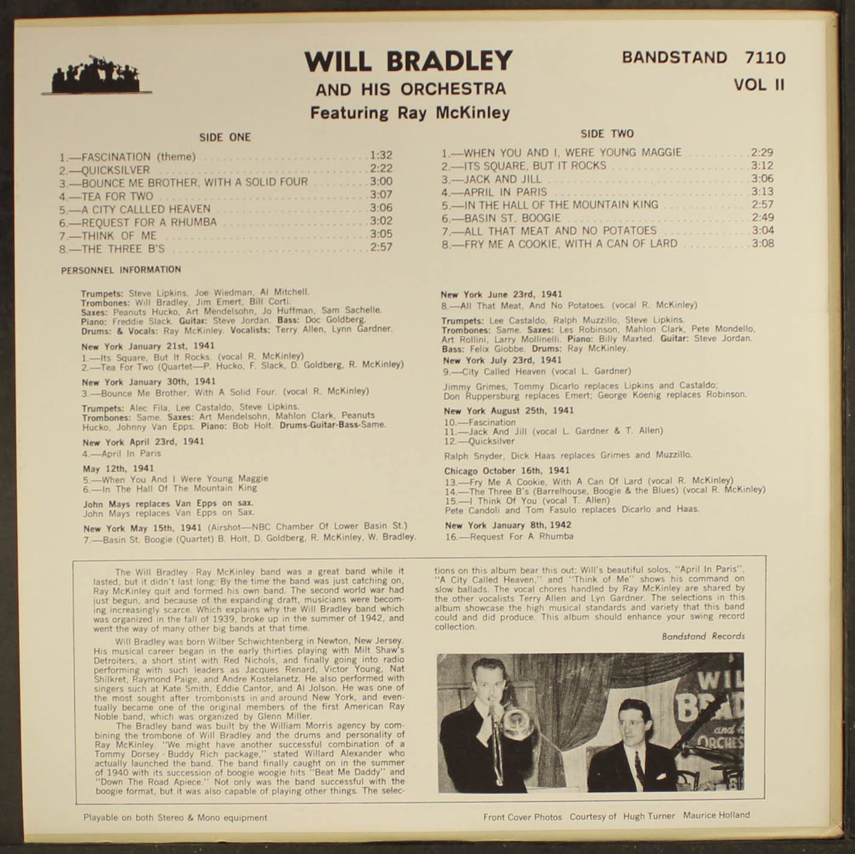 let's dance by WILL BRADLEY & RAY MCKINLEY