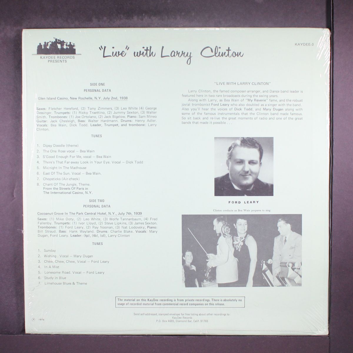 live by LARRY CLINTON