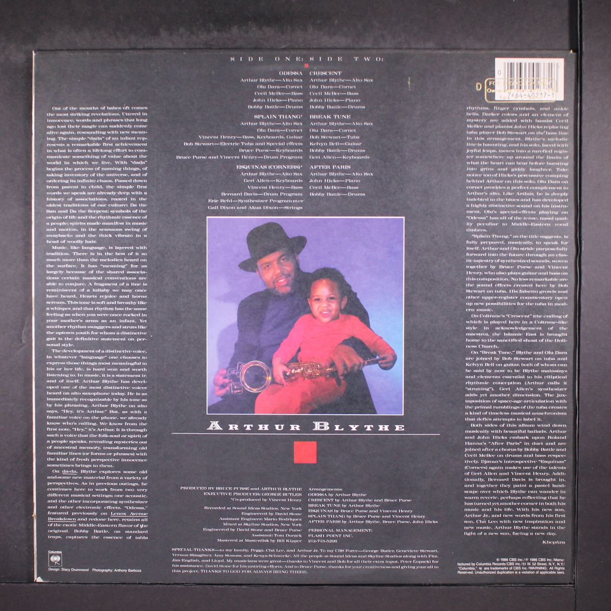 da-da by ARTHUR BLYTHE