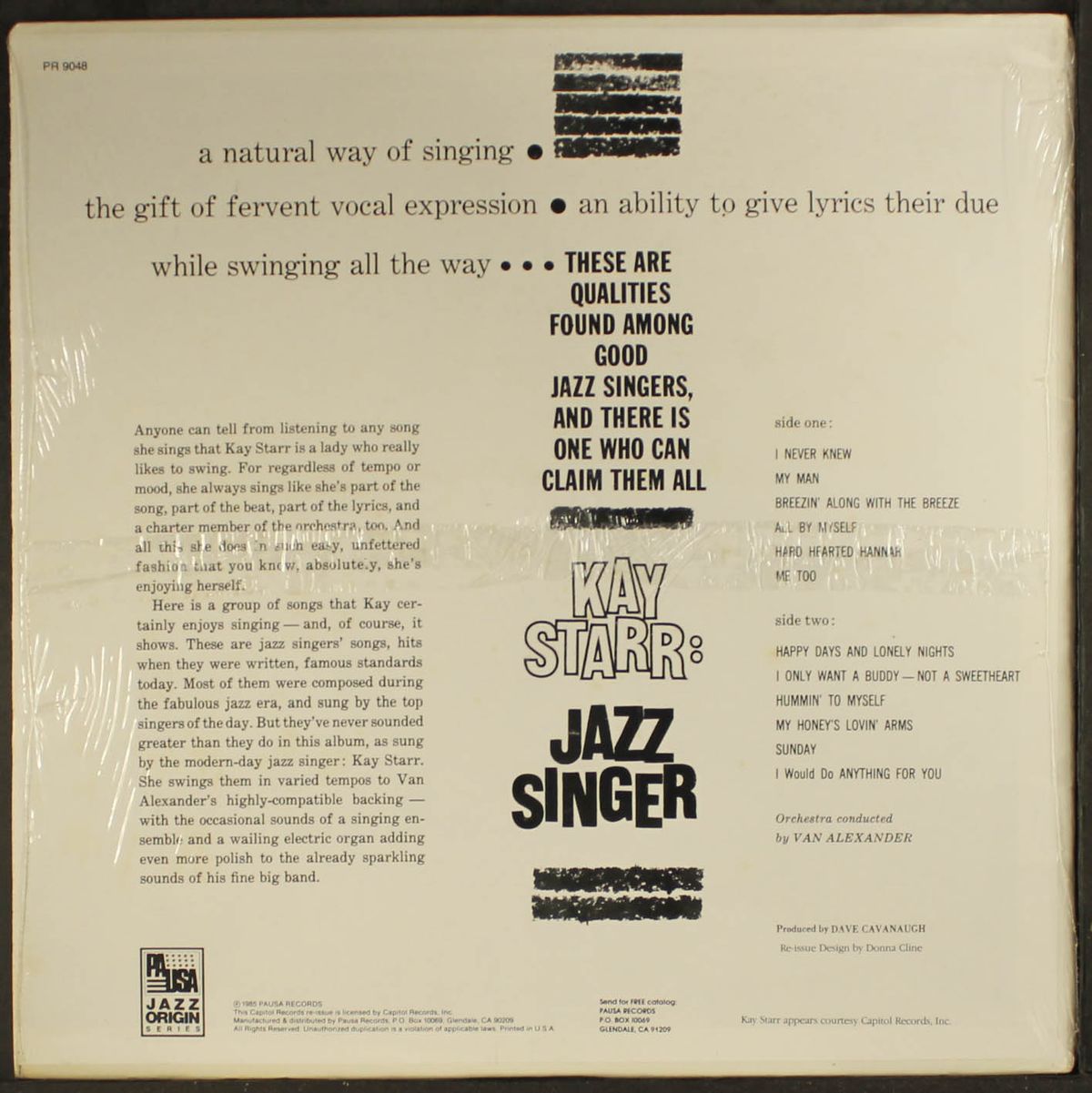 jazz singer by KAY STARR