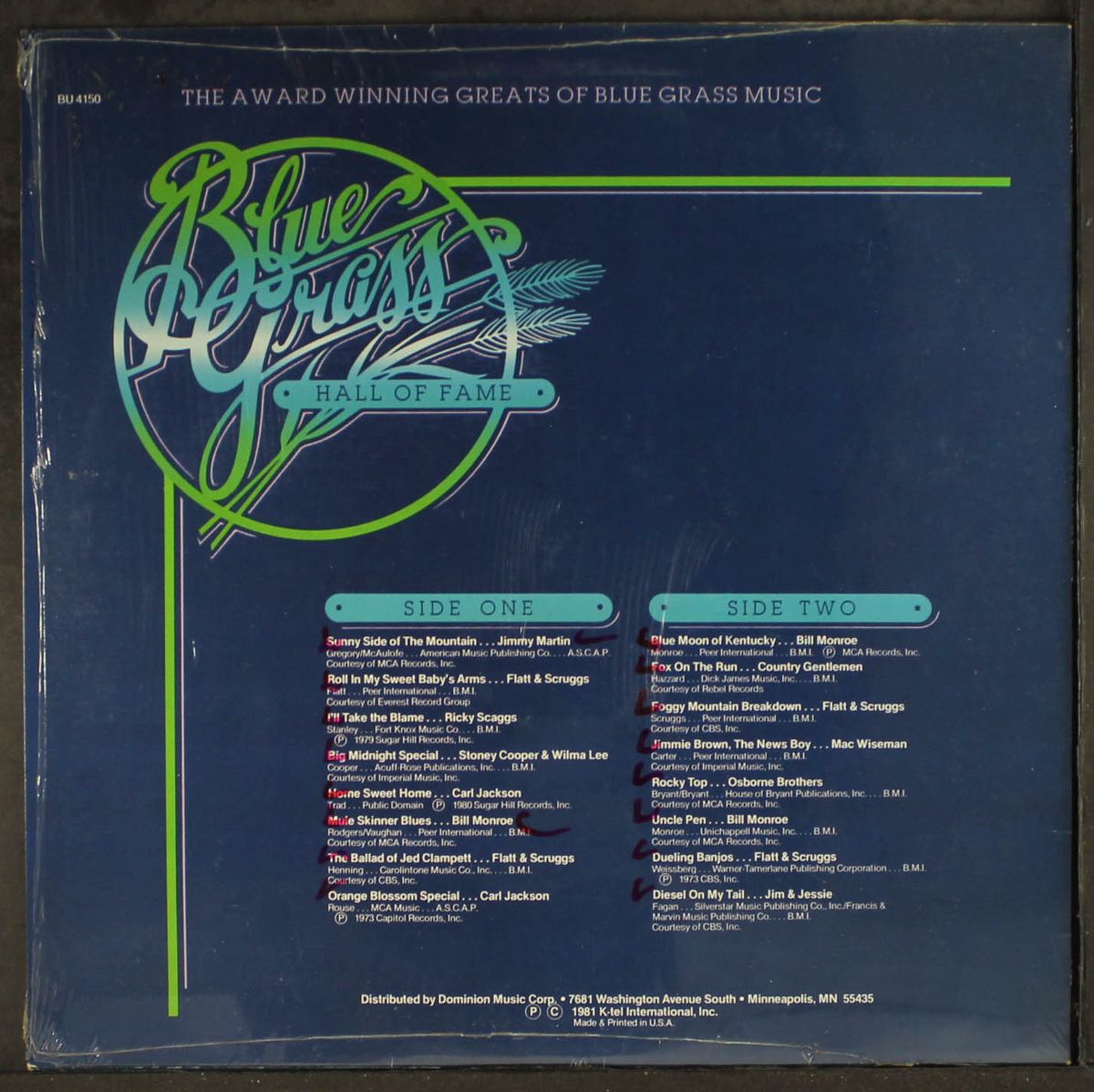 bluegrass hall of fame by VARIOUS