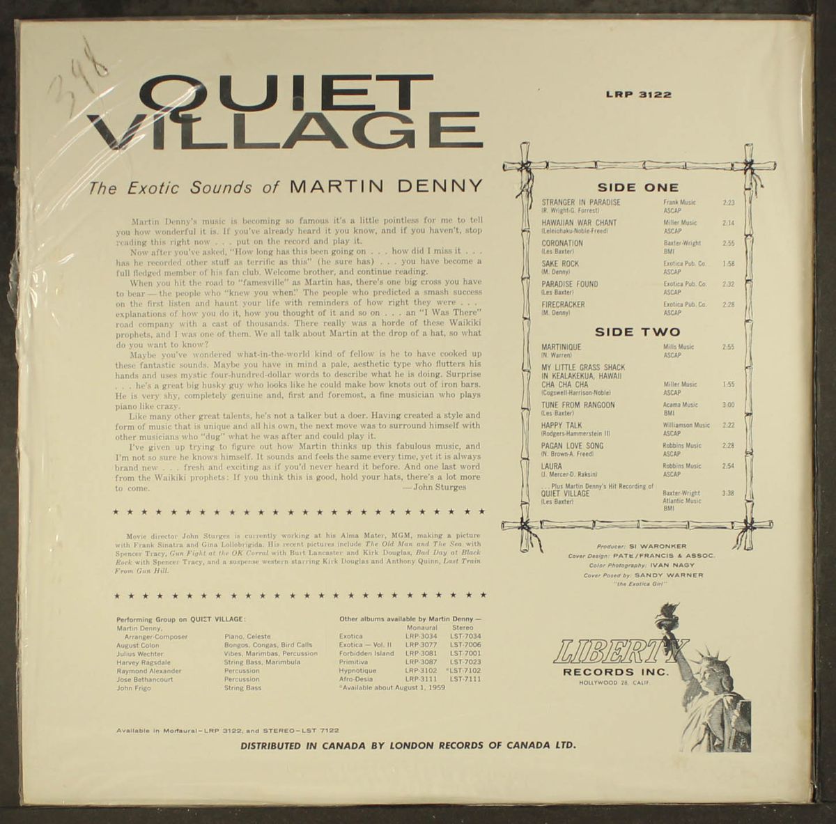 quiet village by MARTIN DENNY