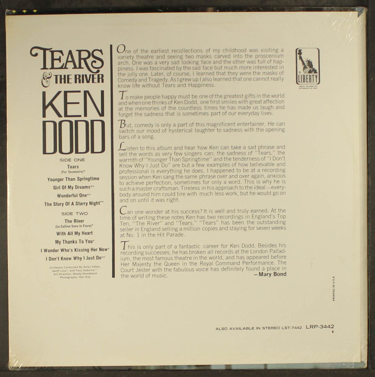 tears & the river by KEN DODD