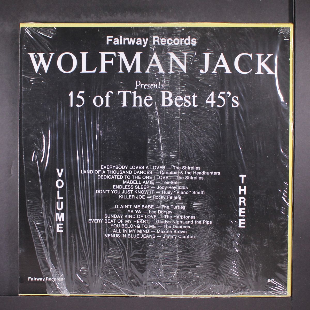 wolfman jack presents 15 of the best 45's, vol. 3 by VARIOUS