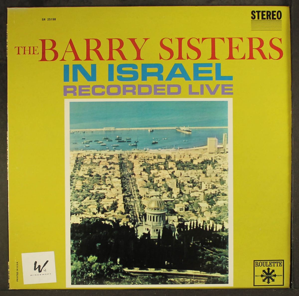 in israel recorded live by BARRY SISTERS