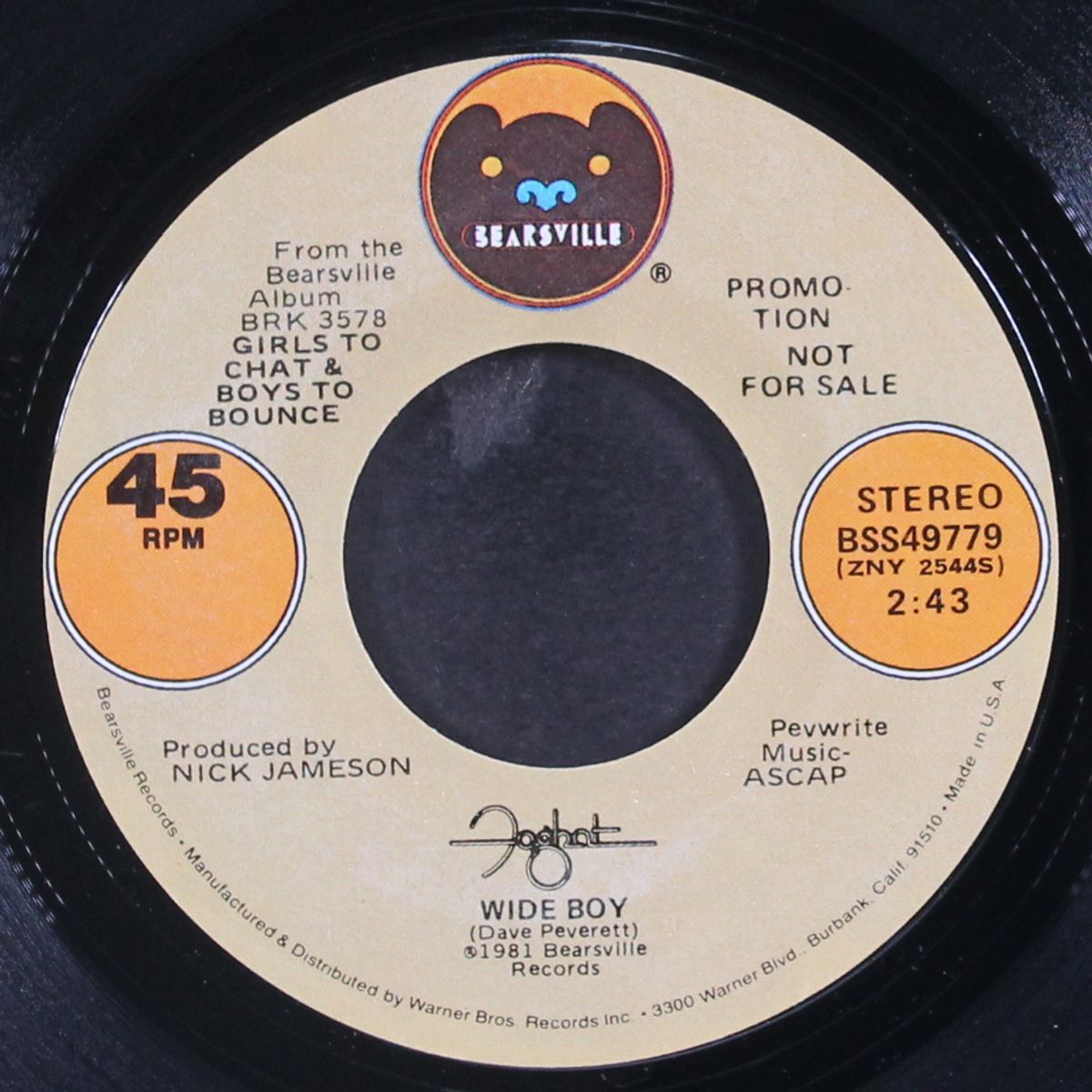wide boy by FOGHAT