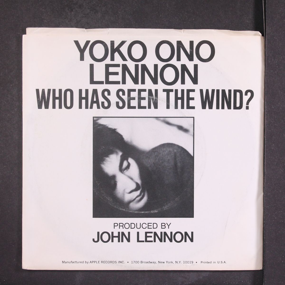 instant karma! / who has seen the wind by JOHN LENNON & YOKO ONO
