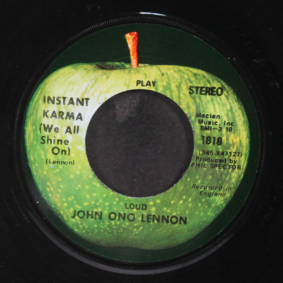 instant karma! / who has seen the wind by JOHN LENNON & YOKO ONO