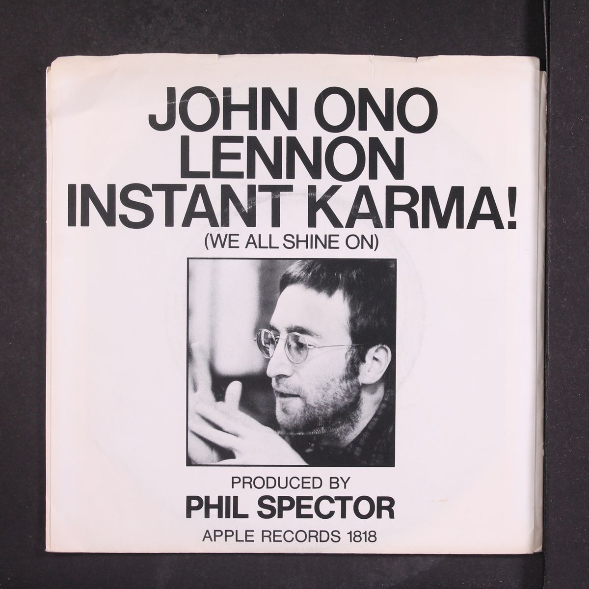 instant karma! / who has seen the wind by JOHN LENNON & YOKO ONO