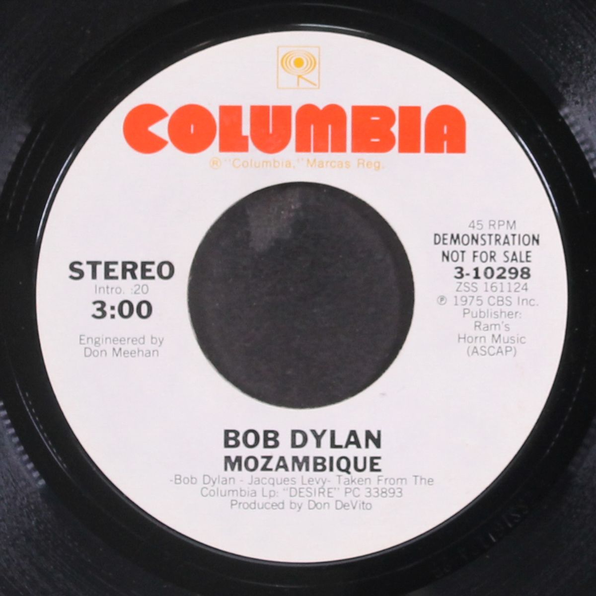 mozambique / mono by BOB DYLAN