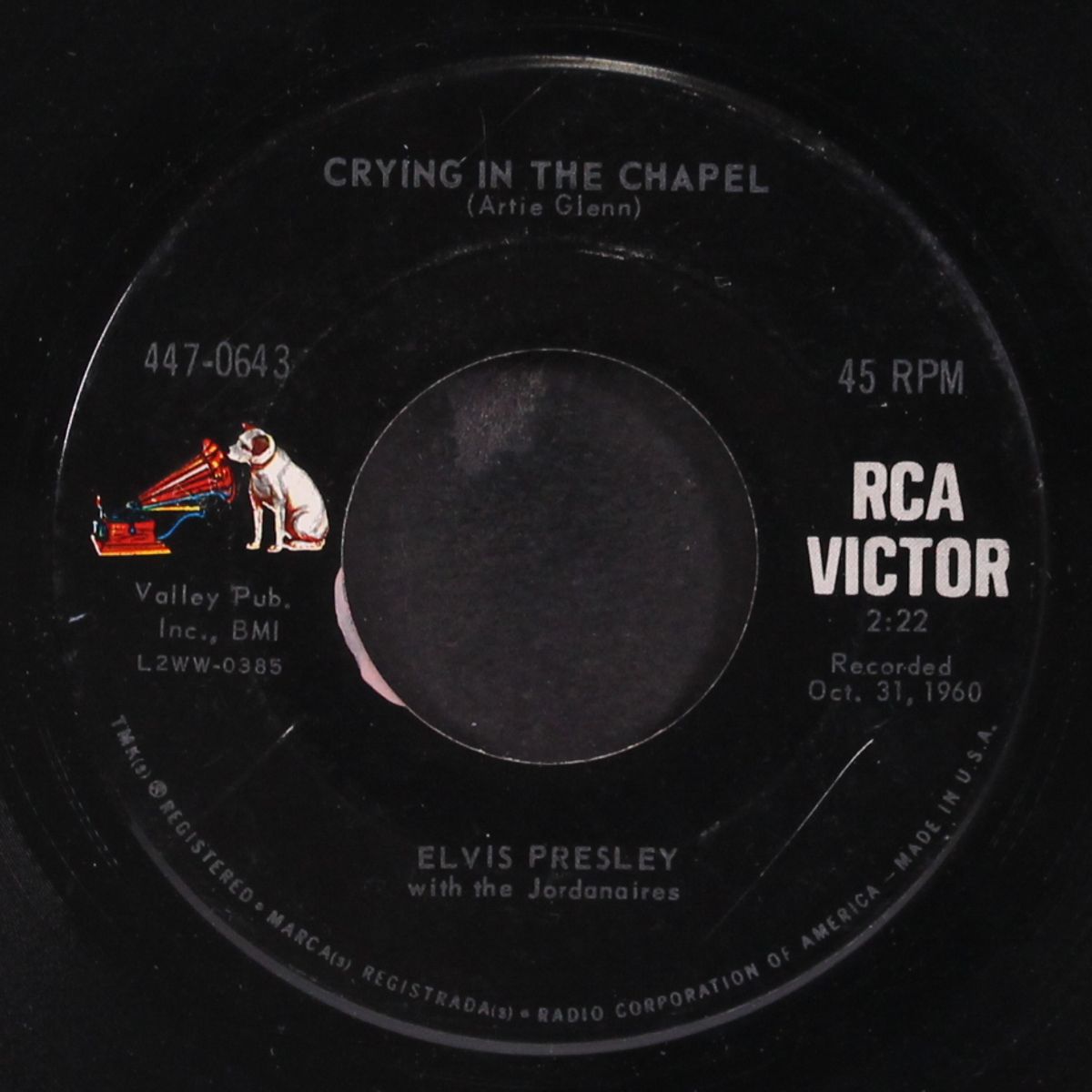 crying in the chapel by ELVIS PRESLEY
