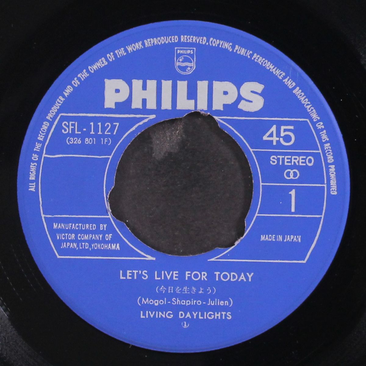 let's live for today / i'm real by LIVING DAYLIGHTS