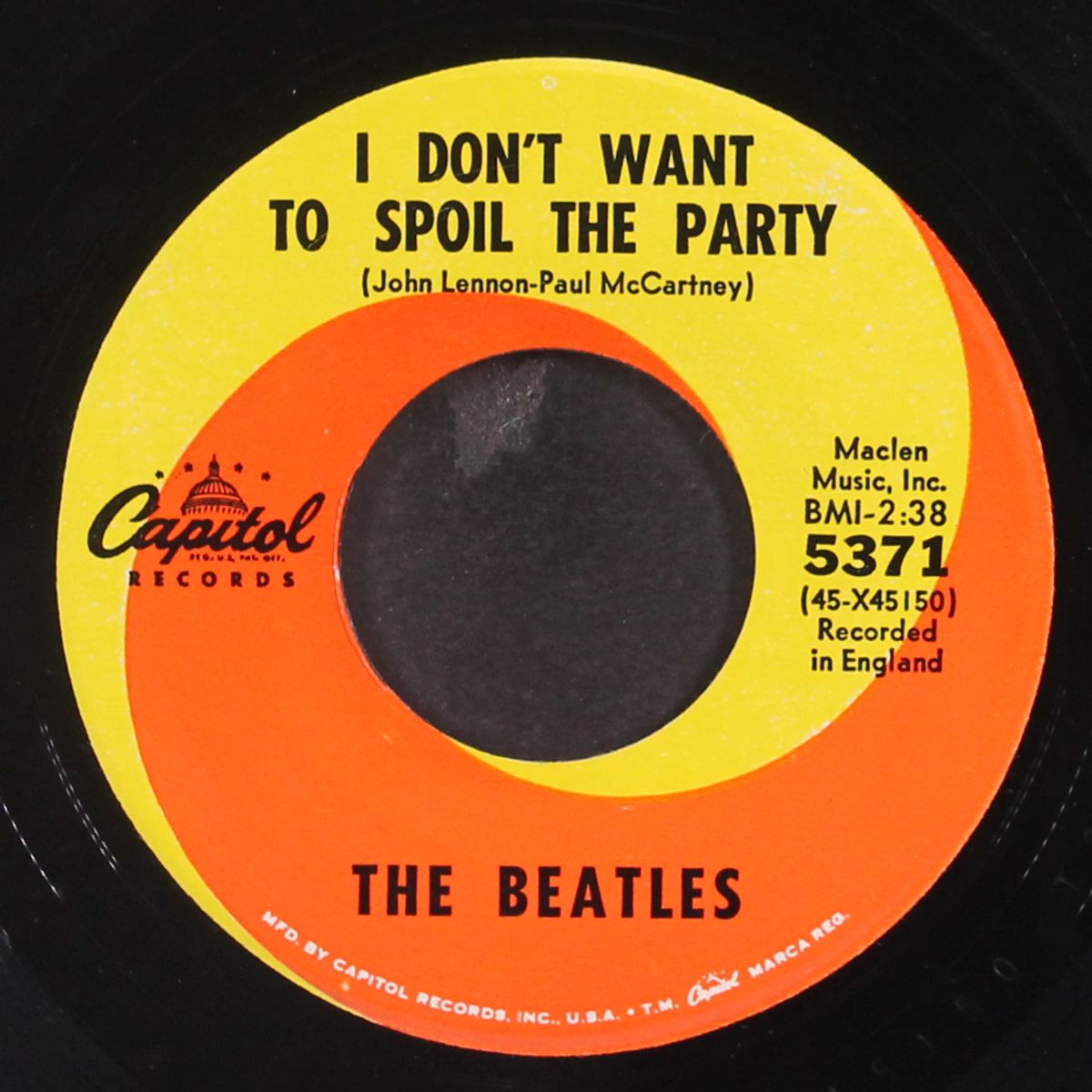 eight days a week / i don't want to spoil the party by BEATLES