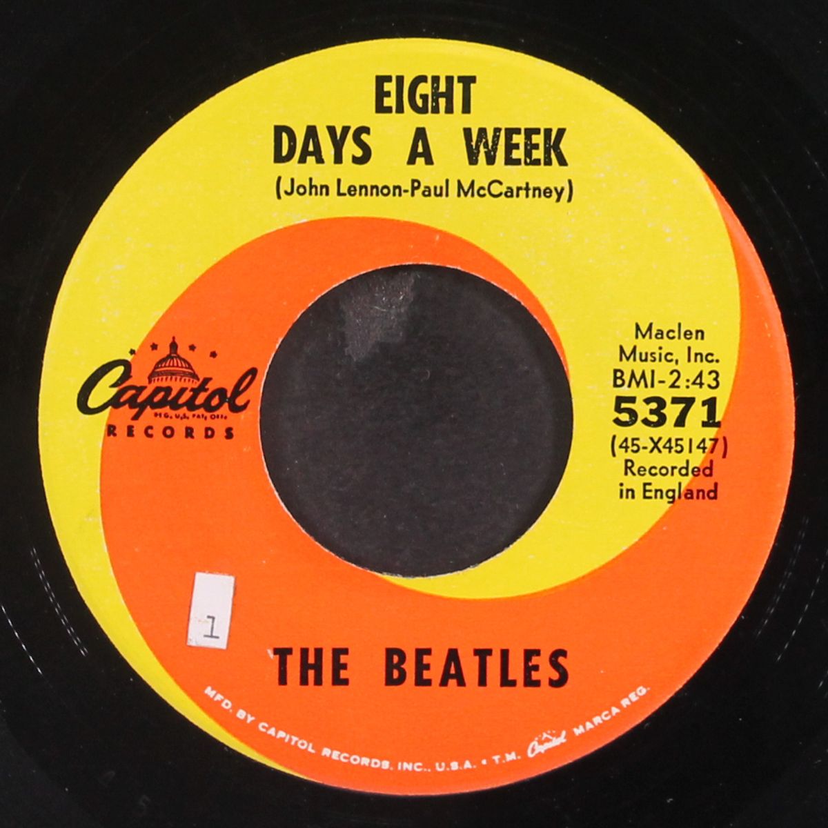 eight days a week / i don't want to spoil the party by BEATLES