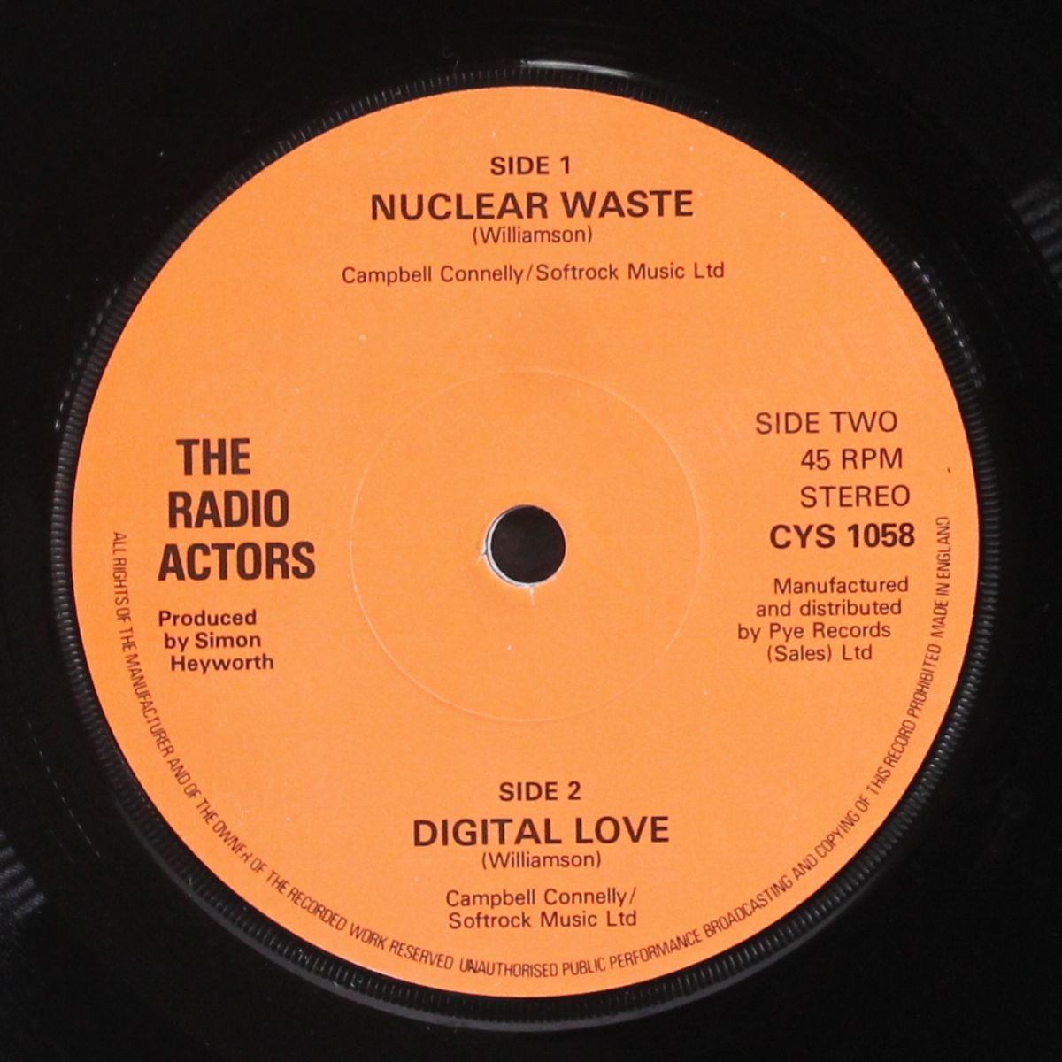 nuclear waste / digital love by RADIO ACTORS