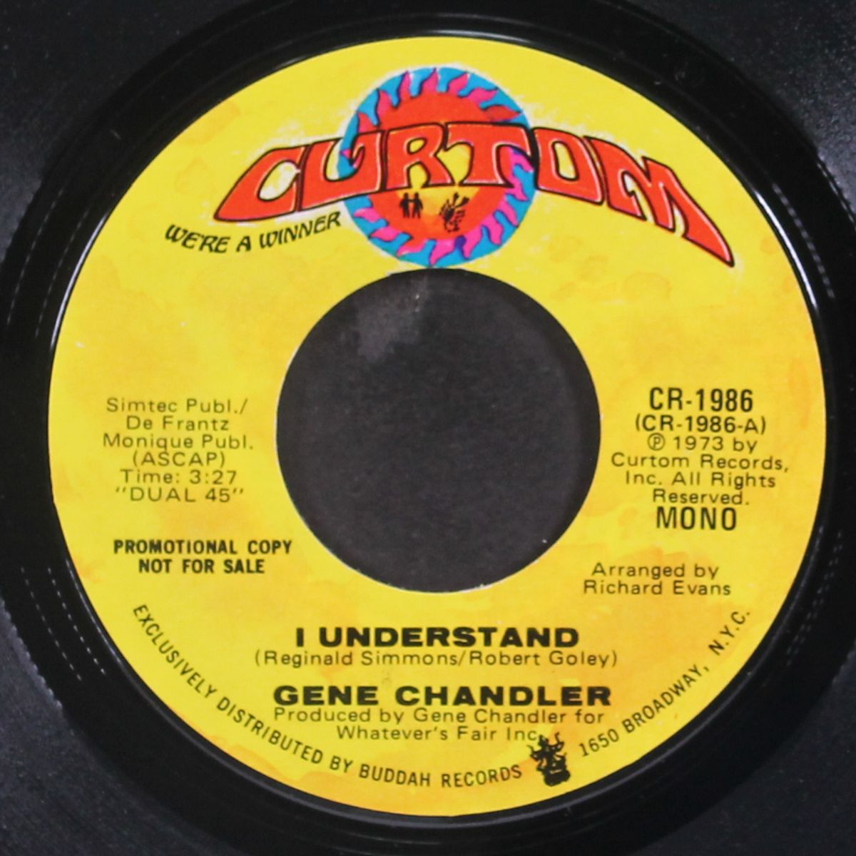 i understand / mono by GENE CHANDLER