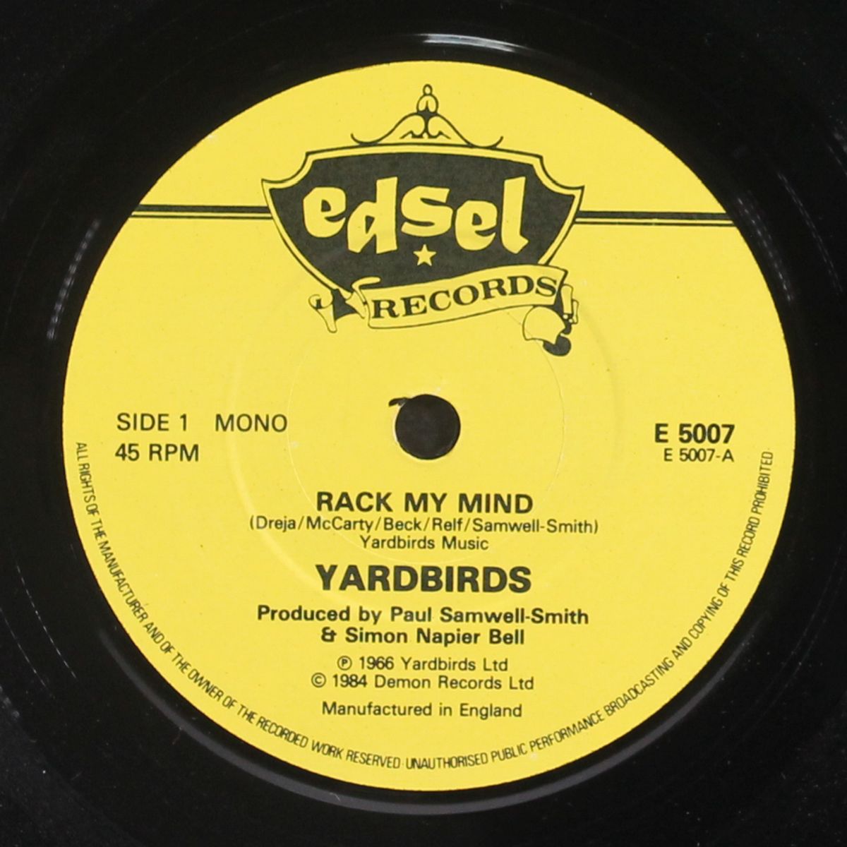 rack my mind by YARDBIRDS