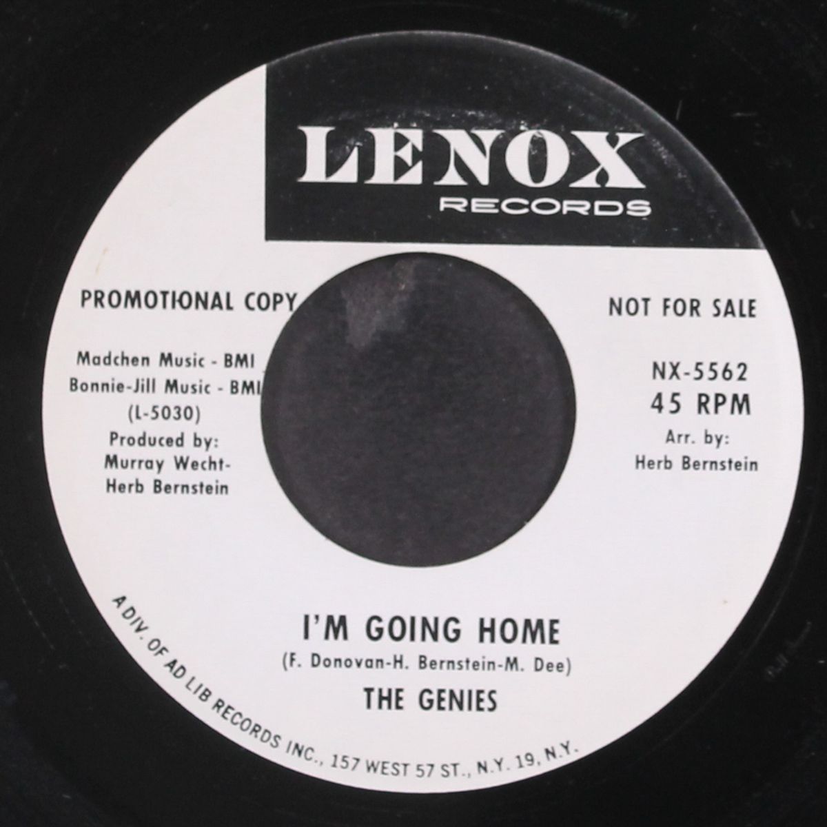 shoo fly pie / i'm going home by GENIES