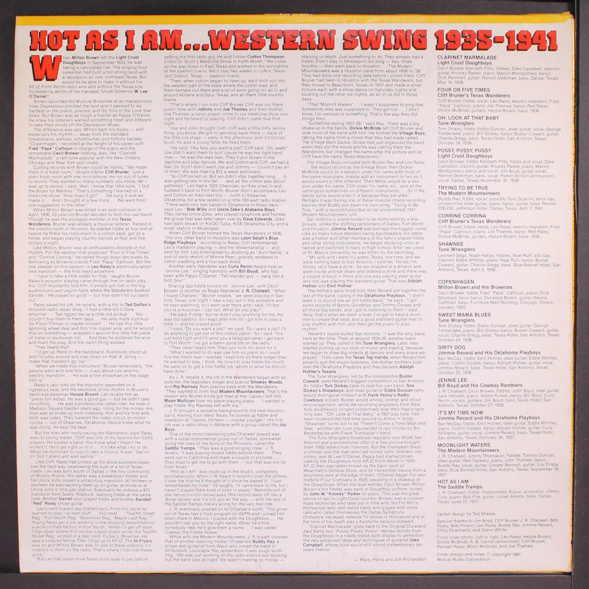 hot as i am, western swing 1935-41 by VARIOUS