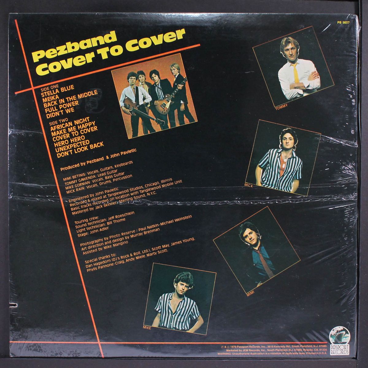 cover to cover by PEZBAND