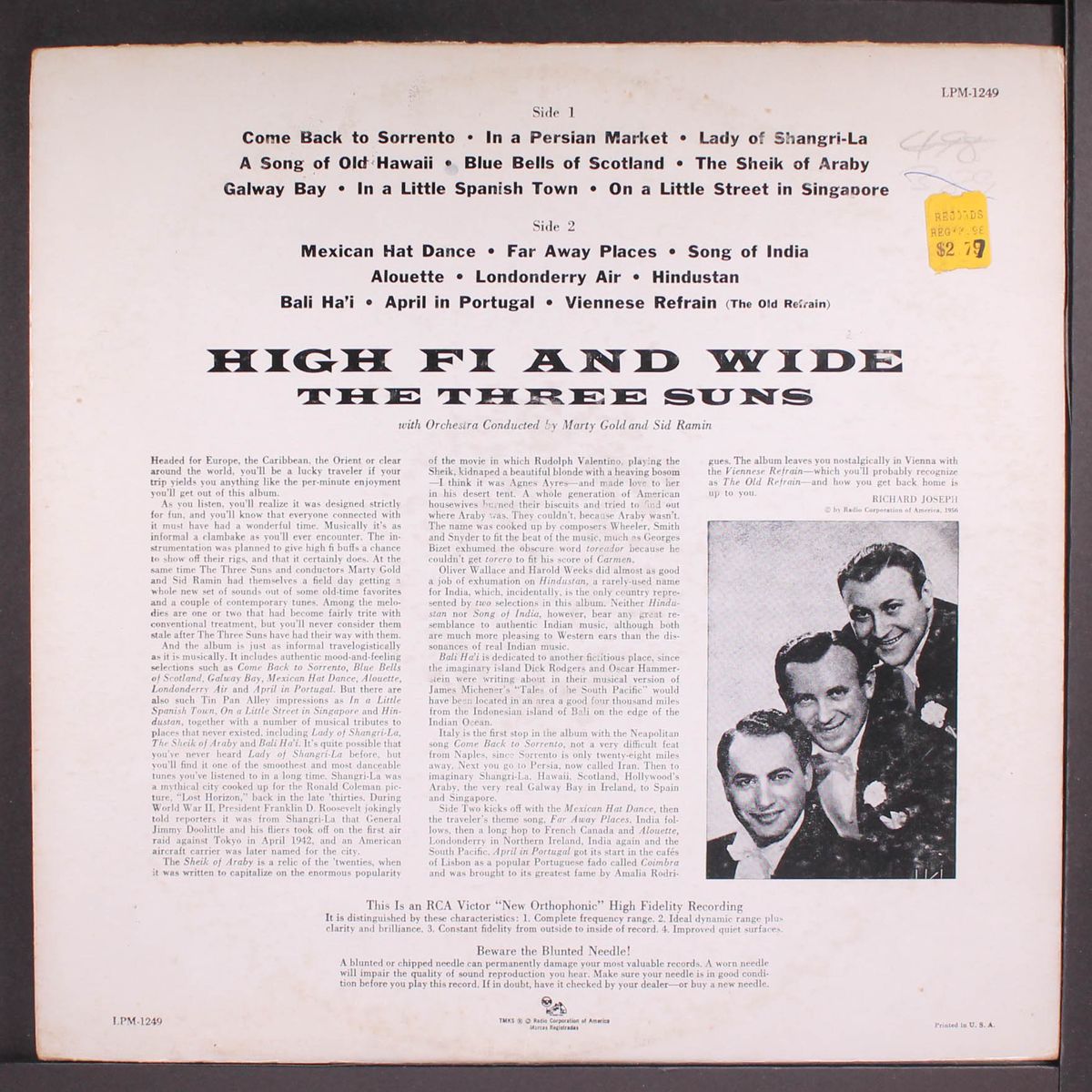 high fi and wide by THREE SUNS