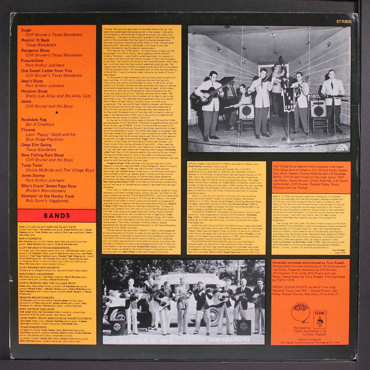 stompin' at the honky tonk: western swing in houston 1936-1941 by VARIOUS